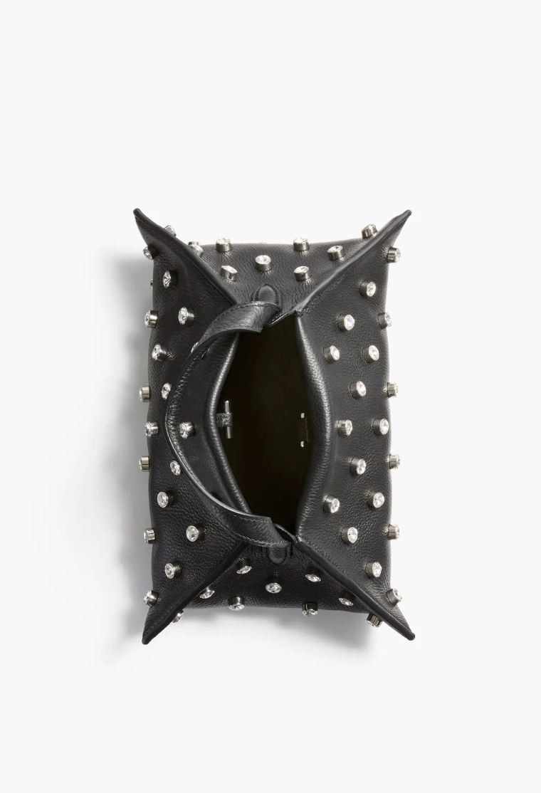 Origami Baguette - Black/Crystal