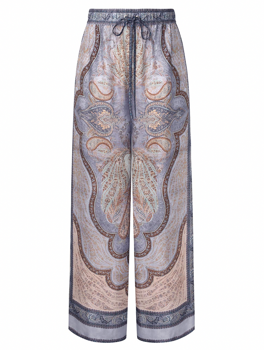 Wanderlust Relaxed Pant - Tapestry Blue Multi