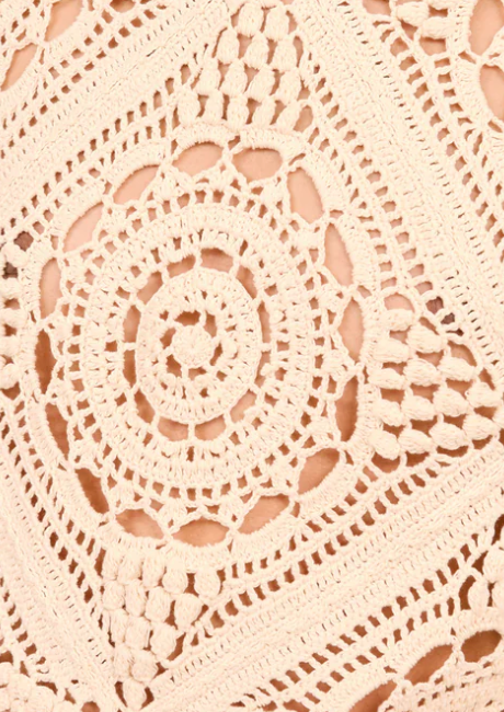 Eugnie Hand Crochet Top - Cowrie