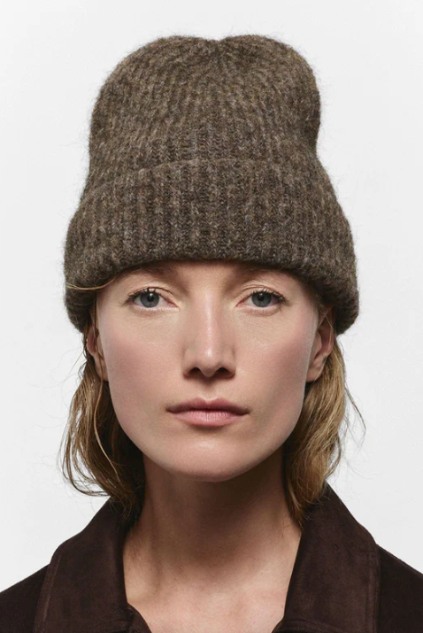 Piper Beanie - Heather Brown