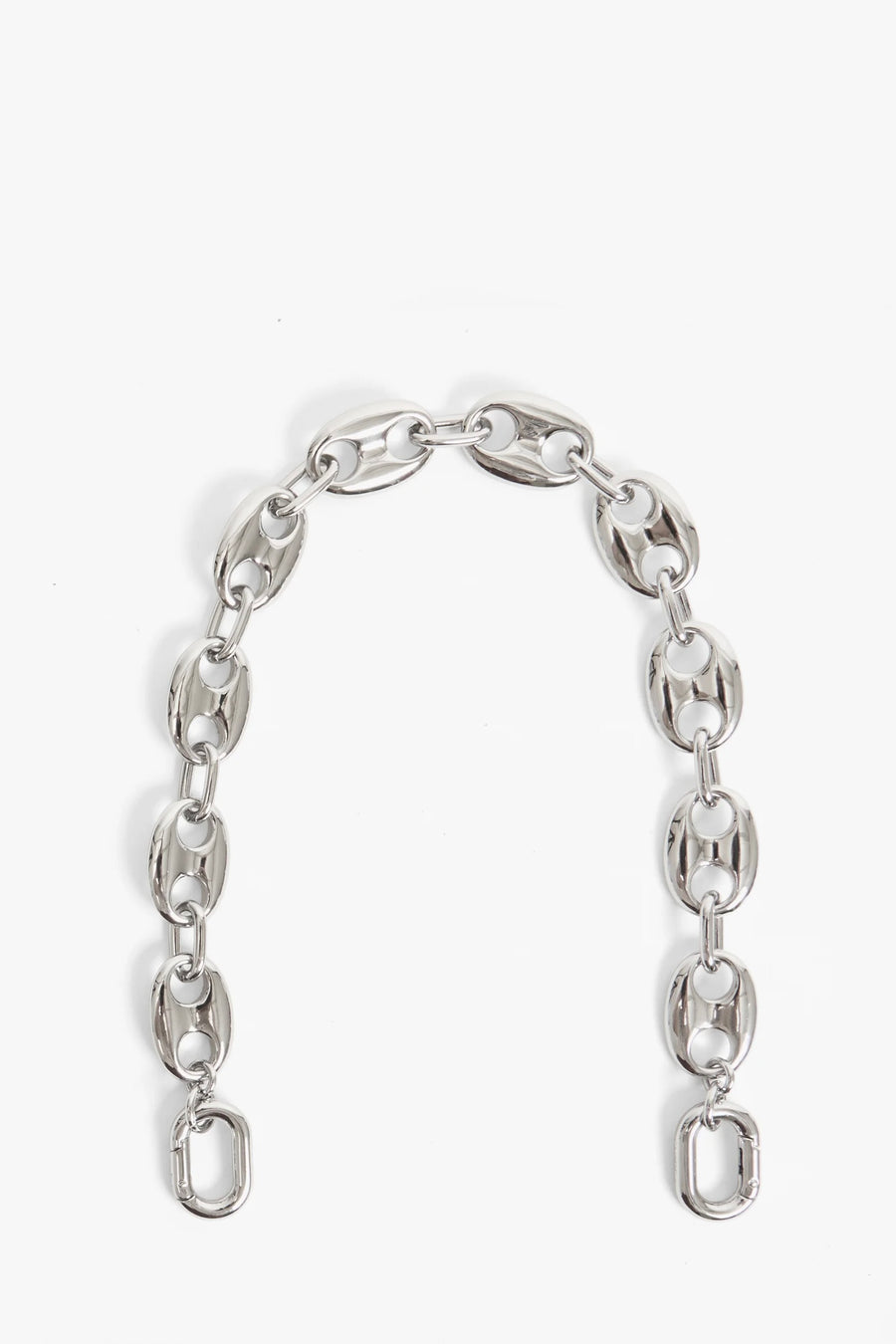 Shortie Strap - Silver Mariner Chain