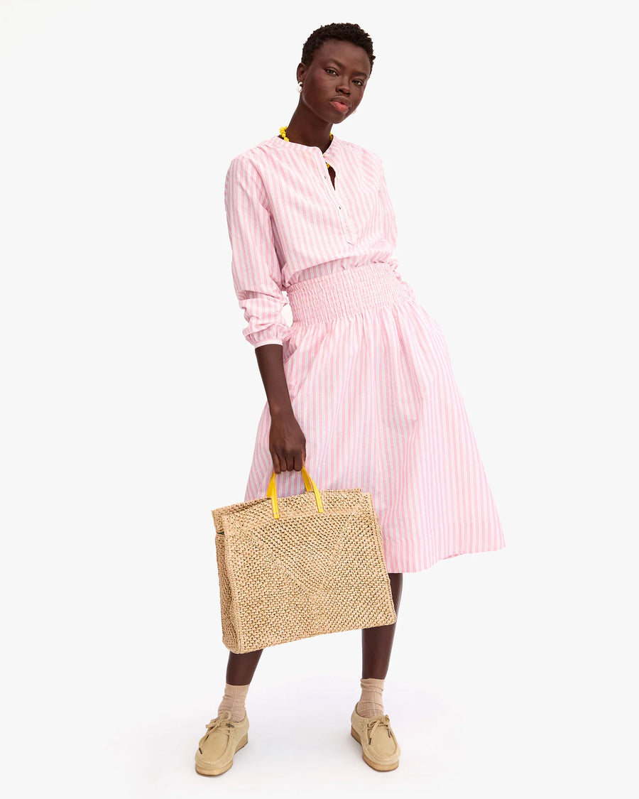 Zoe Skirt - Peony/Tan