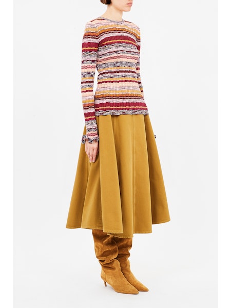 Maci Long Sleeve Knit Pullover - Prism