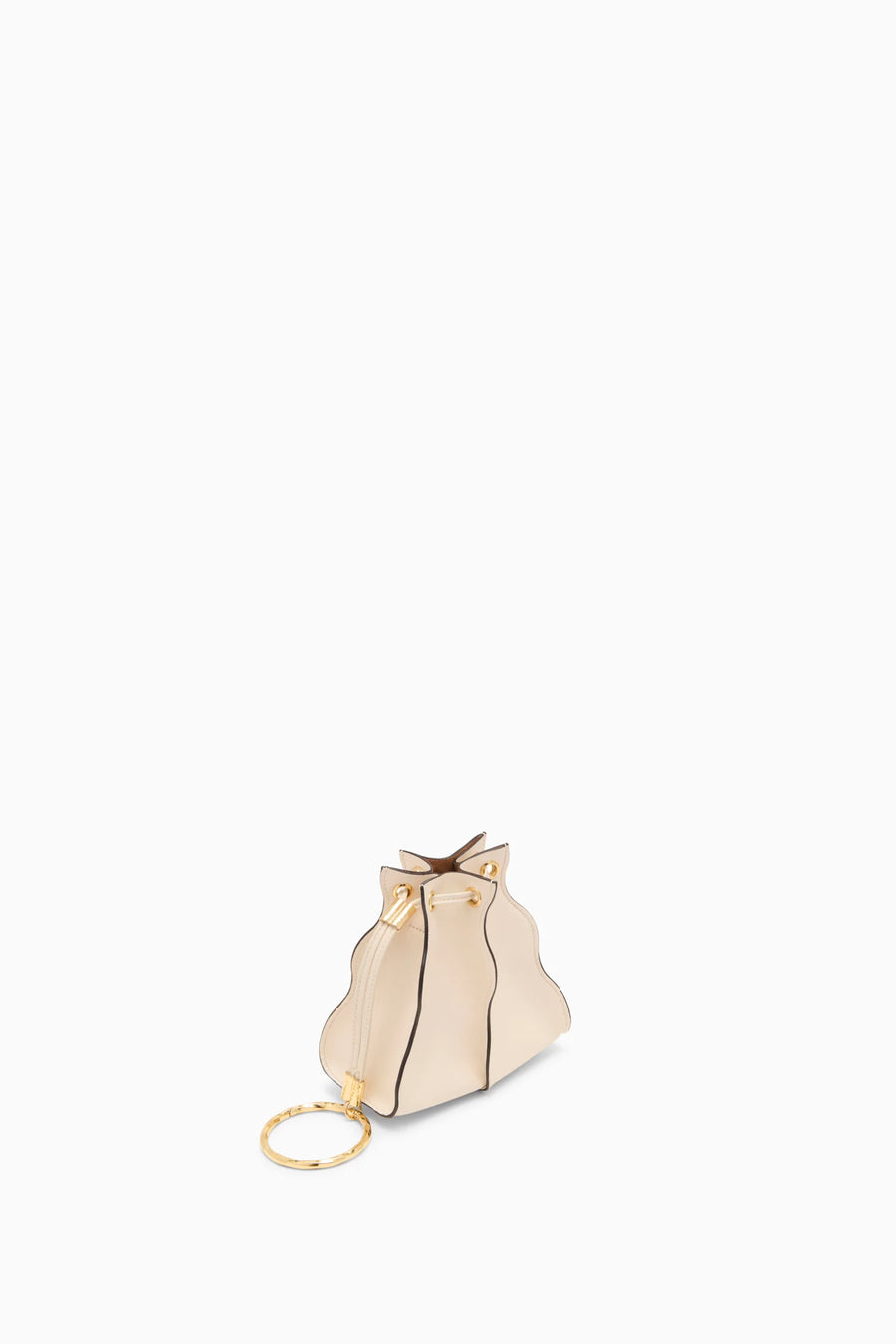 Adria Pleated Wave Mini Crossbody - Cowrie
