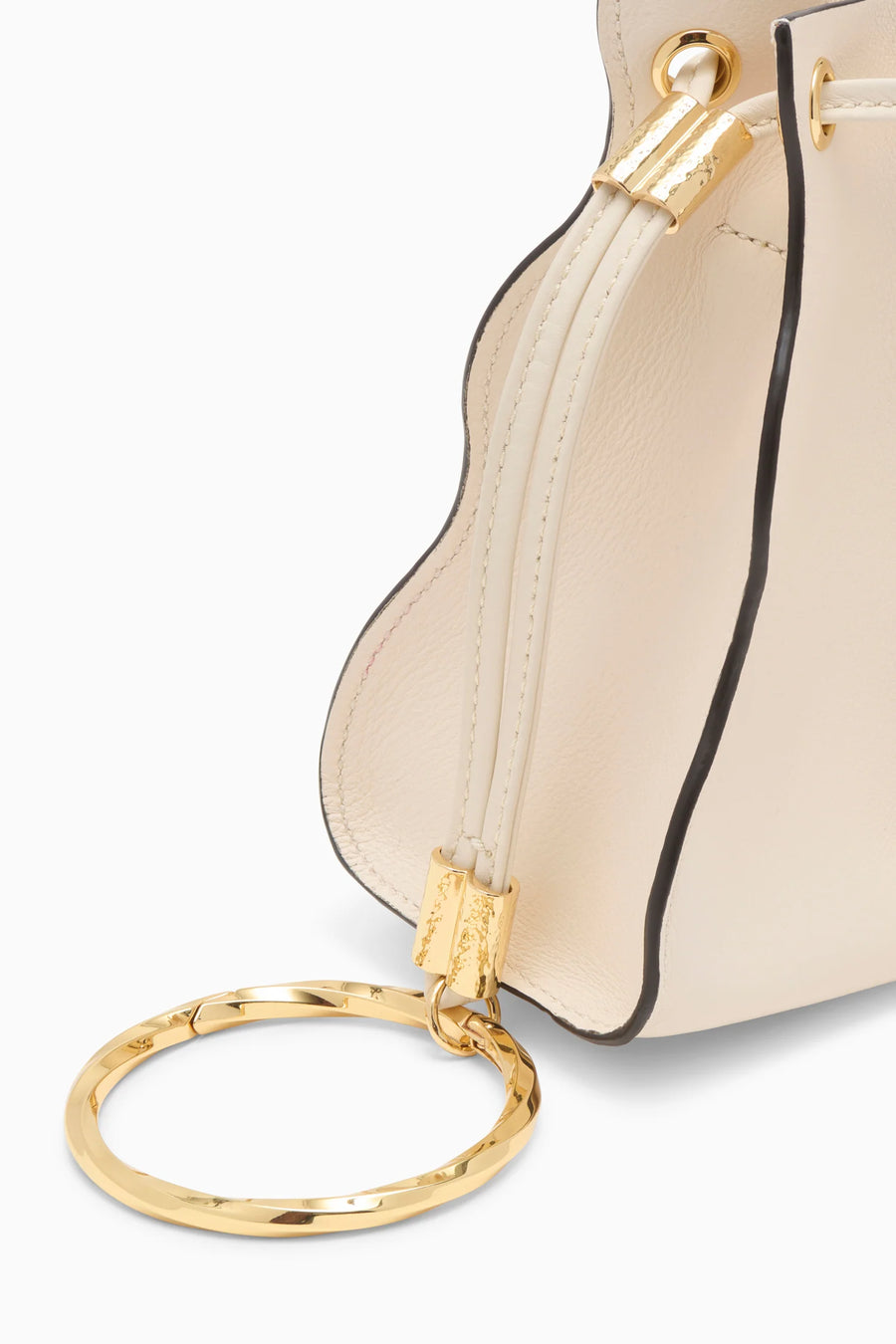 Adria Pleated Wave Mini Crossbody - Cowrie