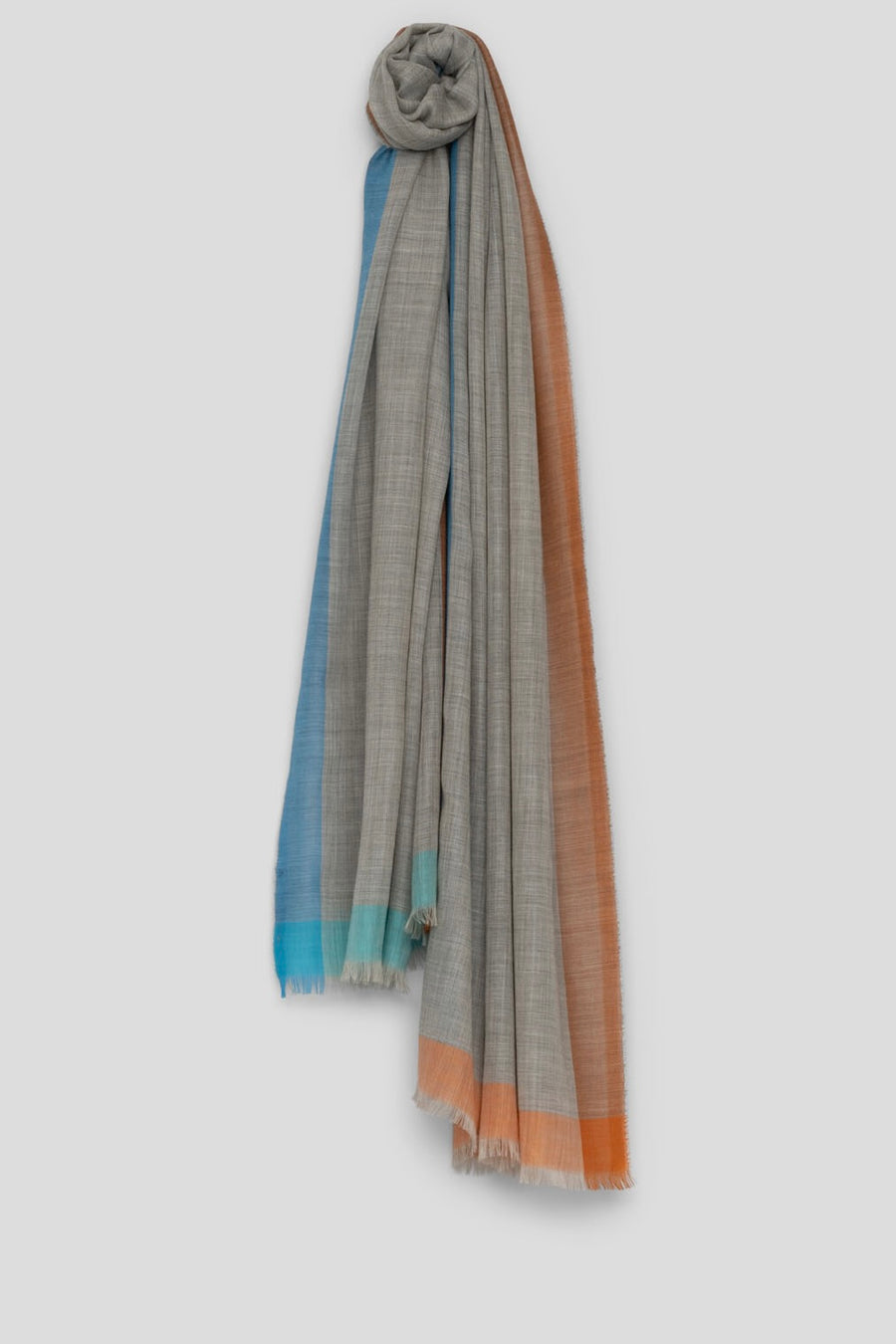 Wispy Peploe Scarf - Dark Grey Teal