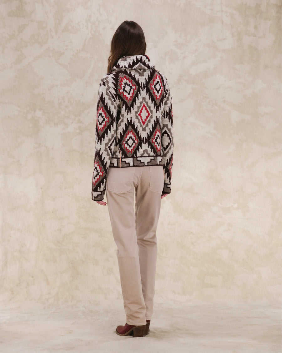 Lydie Cardigan Wool Motivo Navajo - Mix