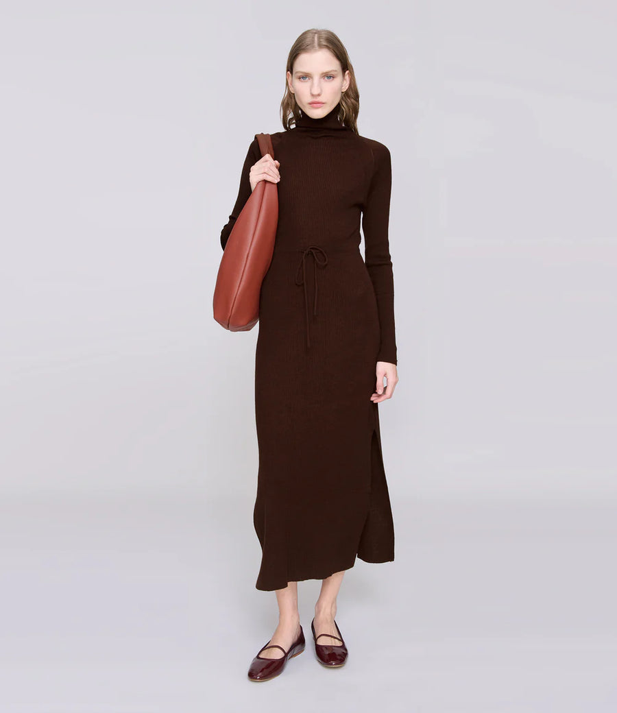 Marianna Dress - Chestnut Brown