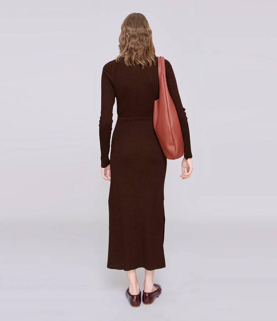 Marianna Dress - Chestnut Brown
