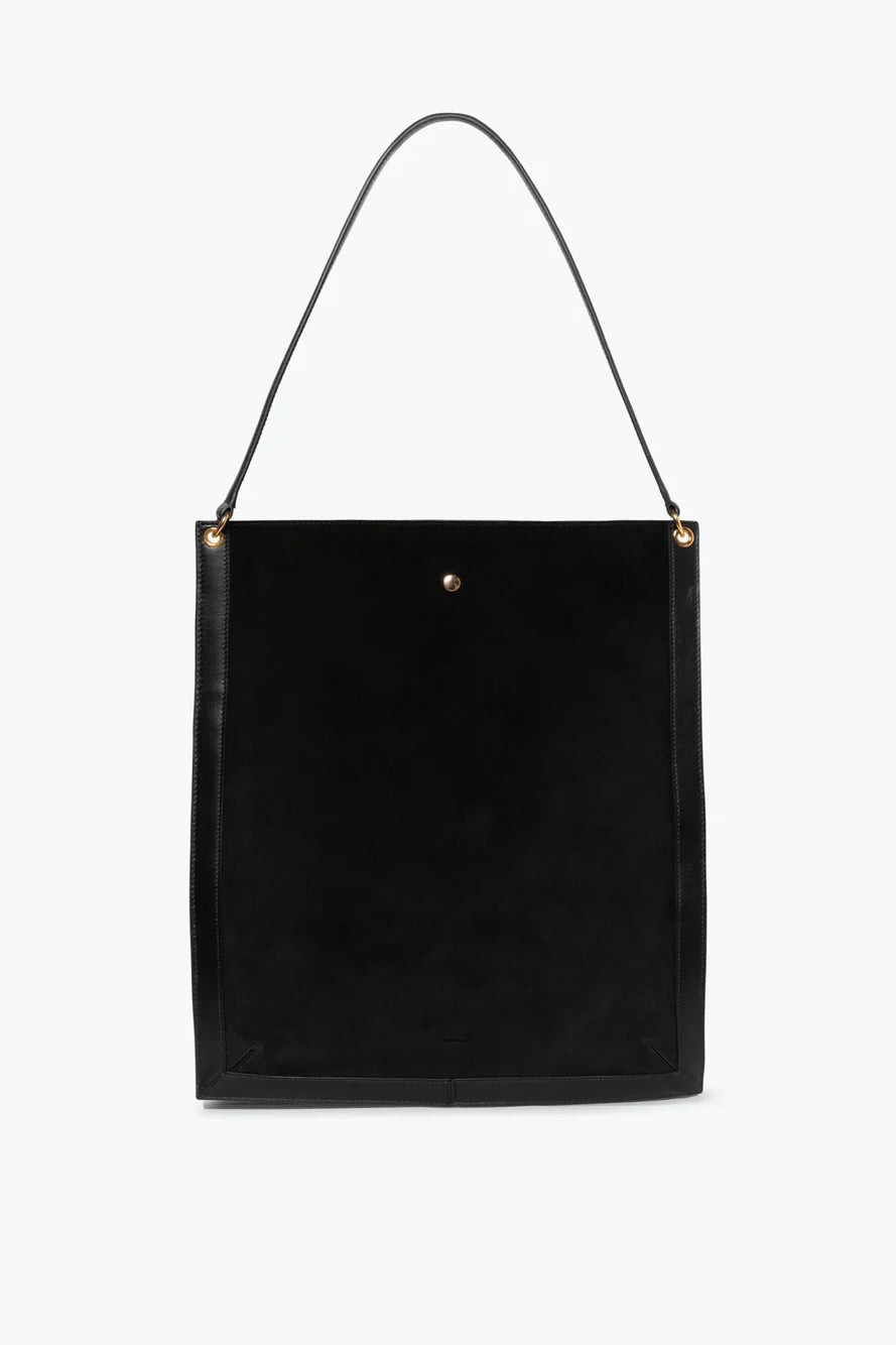 Penny Tote - Orion Blue Suede/Black