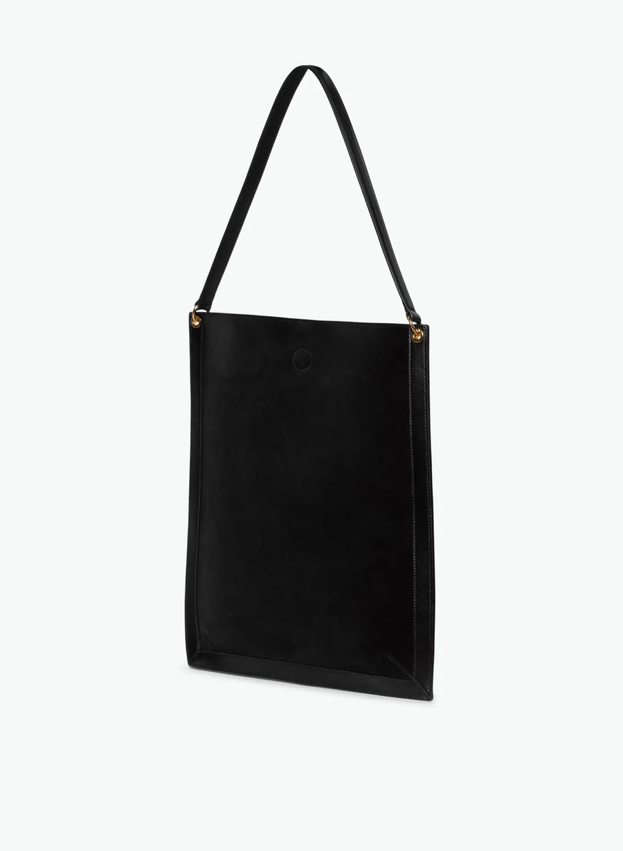 Penny Tote - Orion Blue Suede/Black