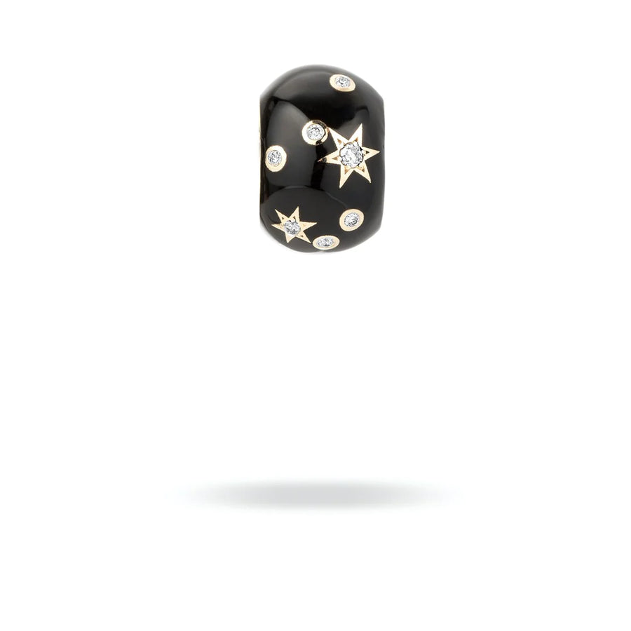 Zodiac Ceramic + Diamond Big Bead - Sagittarius