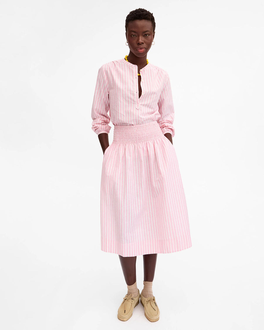 Zoe Skirt - Peony/Tan