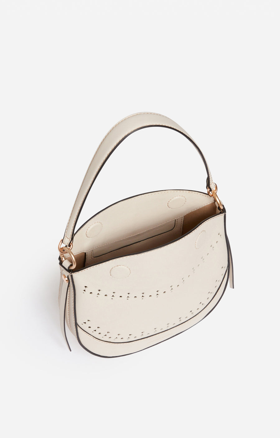 Laser Cut Mini Daily Bag - Ivoire