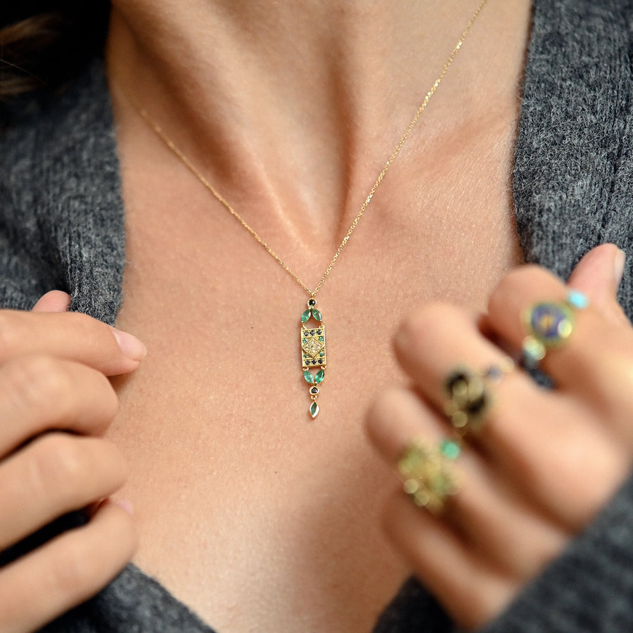 Ava Necklace 1 - Vert (By Special Order)