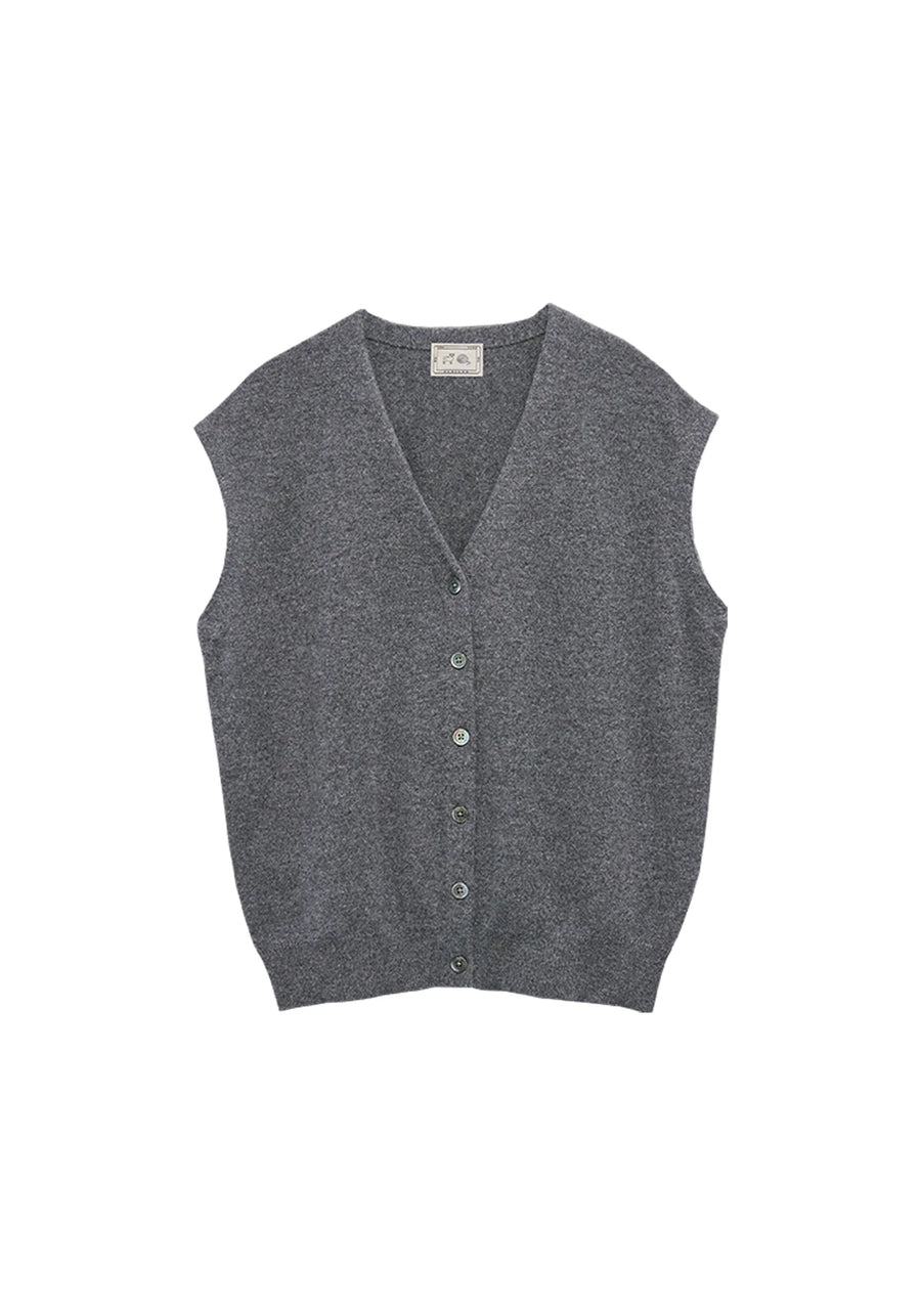 Bolt Vest - Dark Heather Grey