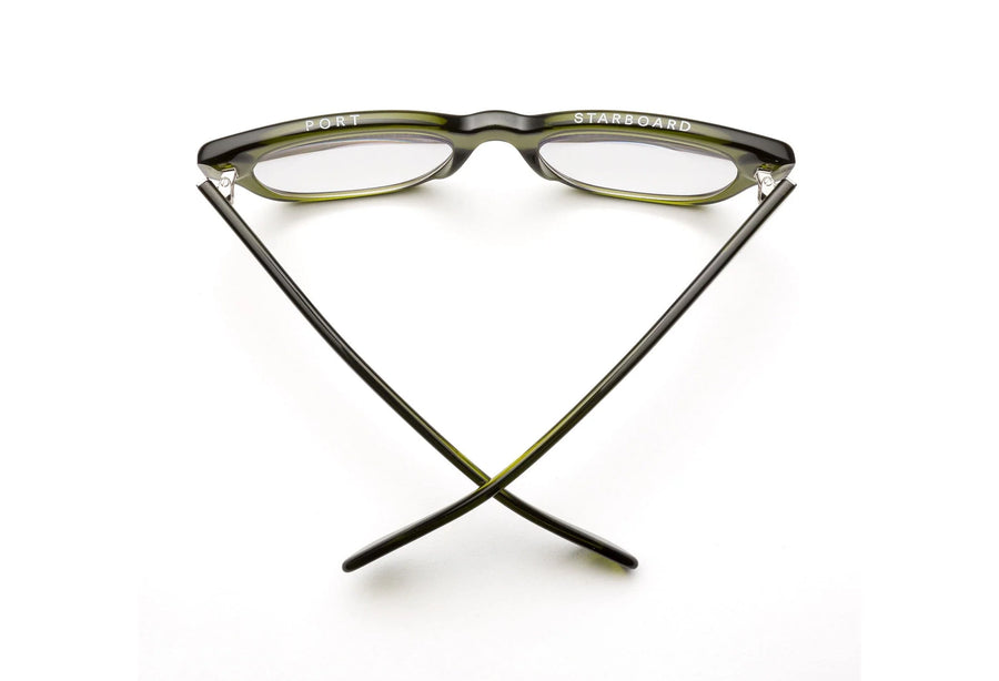 Miklos Reading Glasses - Heritage Green