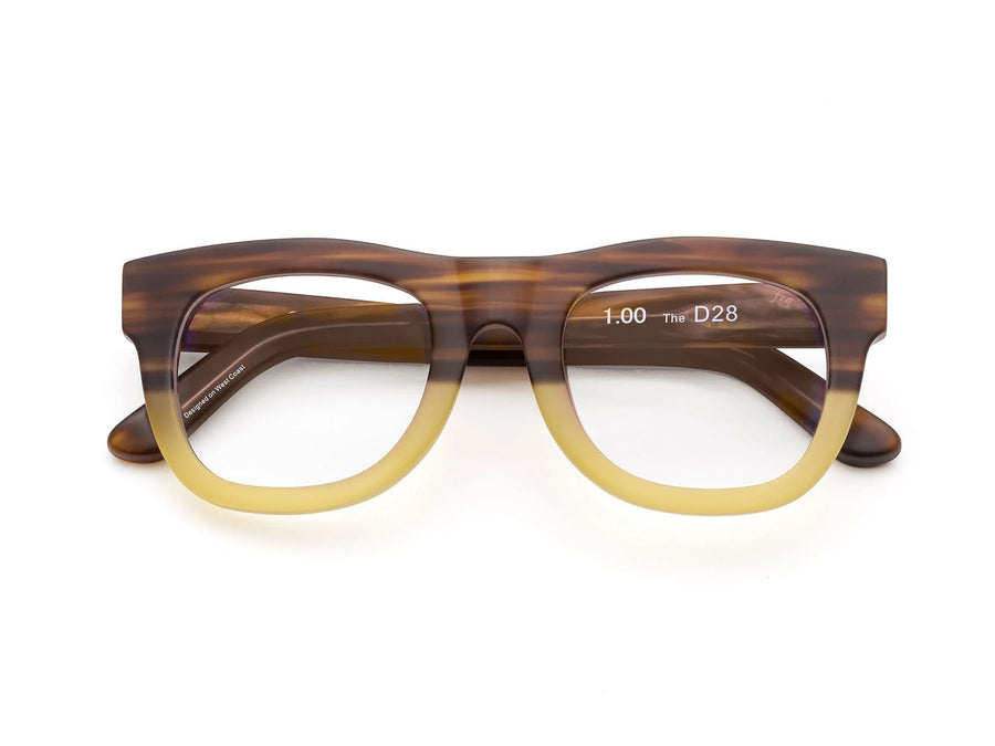 D28 Reading Glasses - Bullet Coffee