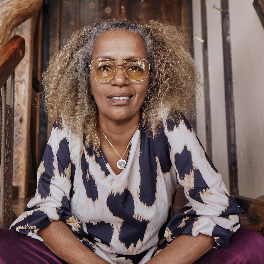 Hooper Reading Glasses - Polished Gold Yellow