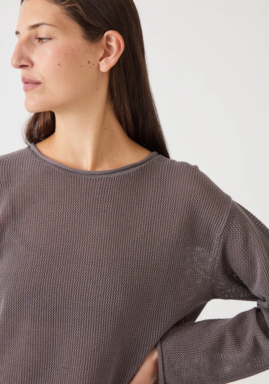 Cassie Cotton Sweater - Graphite