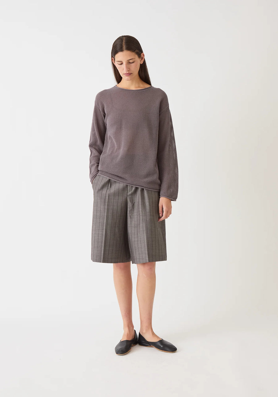 Cassie Cotton Sweater - Graphite