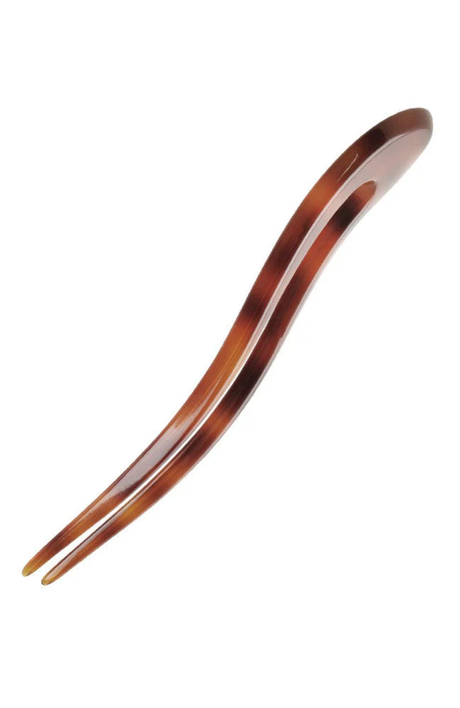 Long Tooth Chignon Pin - Classic - Tortoise