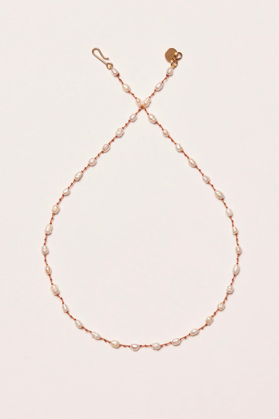 Bird Necklace - White Freshwater Pearl