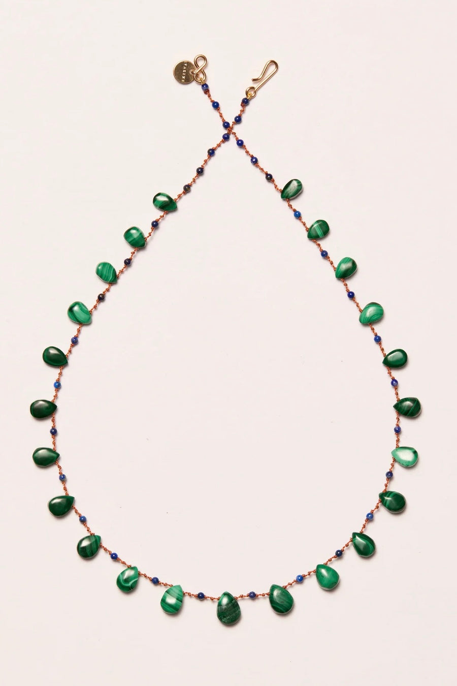 Bonview Drops & Beads Necklace - Malachite & Lapis Lazuli