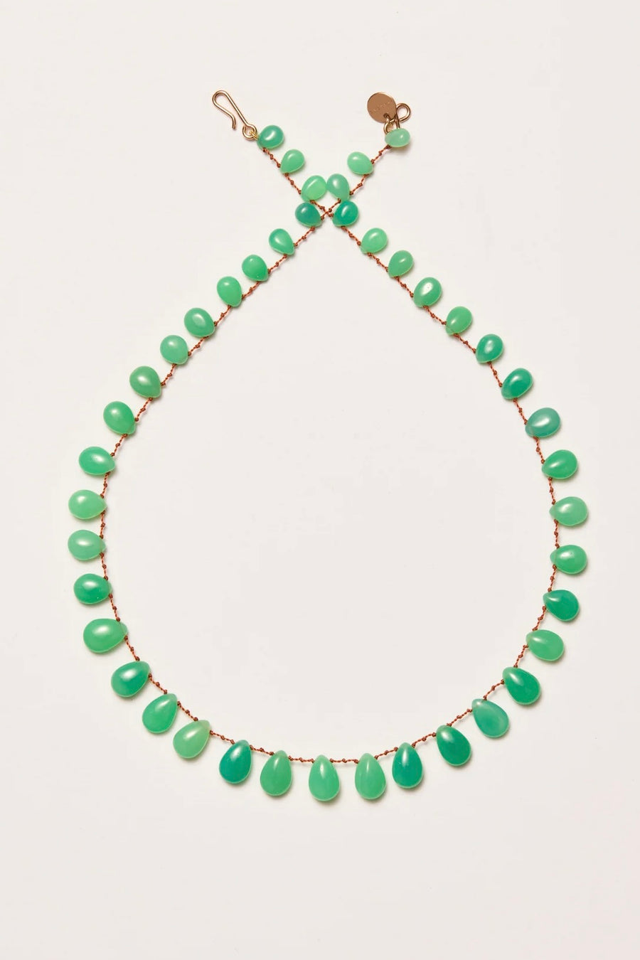 Evergreen Necklace - Chrysoprase Snake