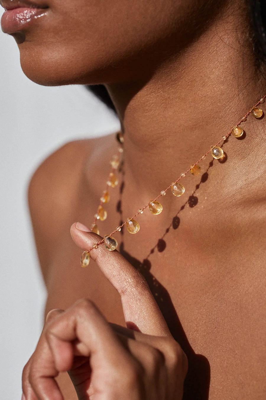 Mill Necklace - Citrine