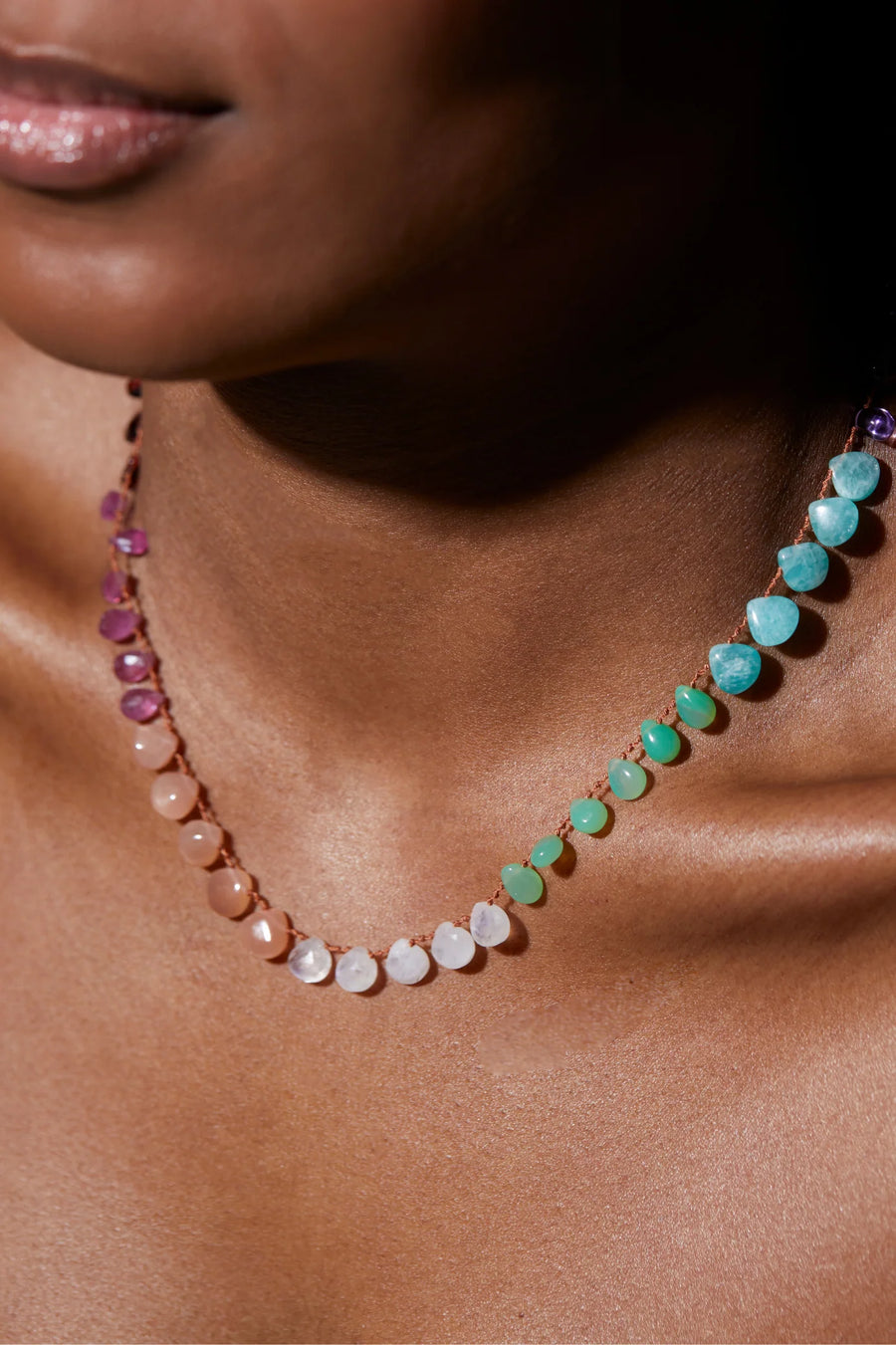 Rainbow Necklace - Multistone