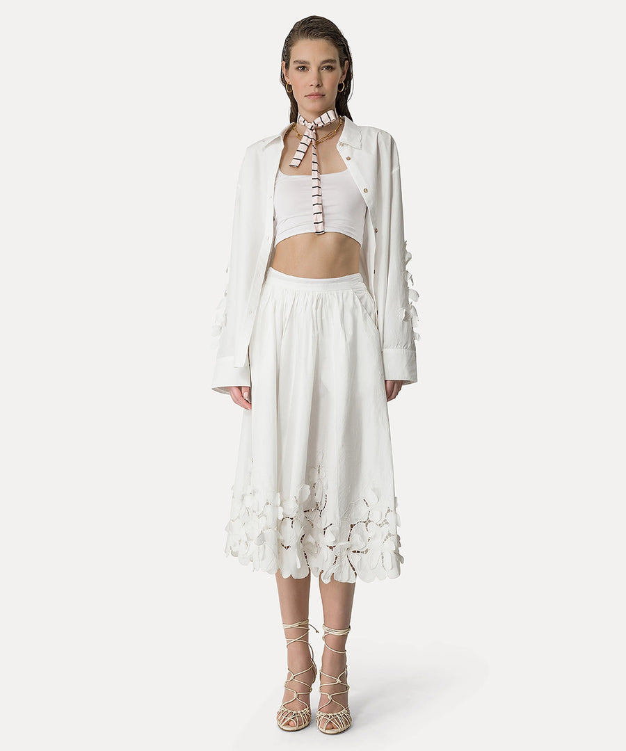 13607_My Skirt - "En Fleur" - Nero