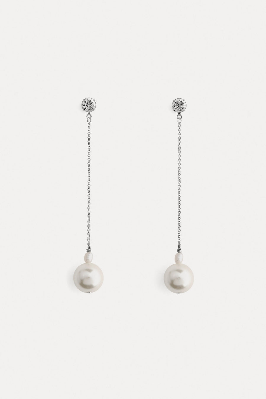 14187_My Jewel - Pearl and Crystals Earrings - Pearl