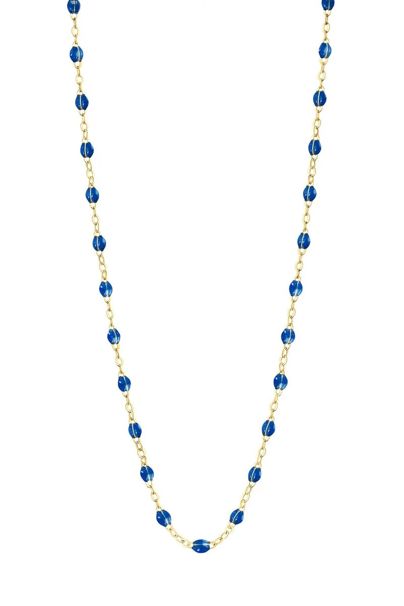 16.5" Classic Gigi Necklace - Sapphire + Yellow Gold