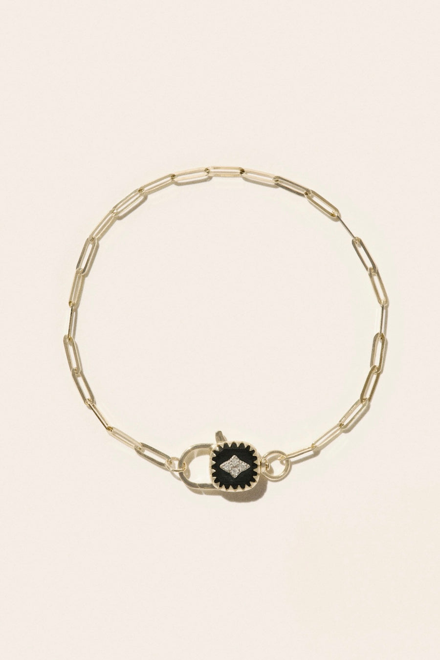 Ginger Bracelet - Noir and 9K Gold