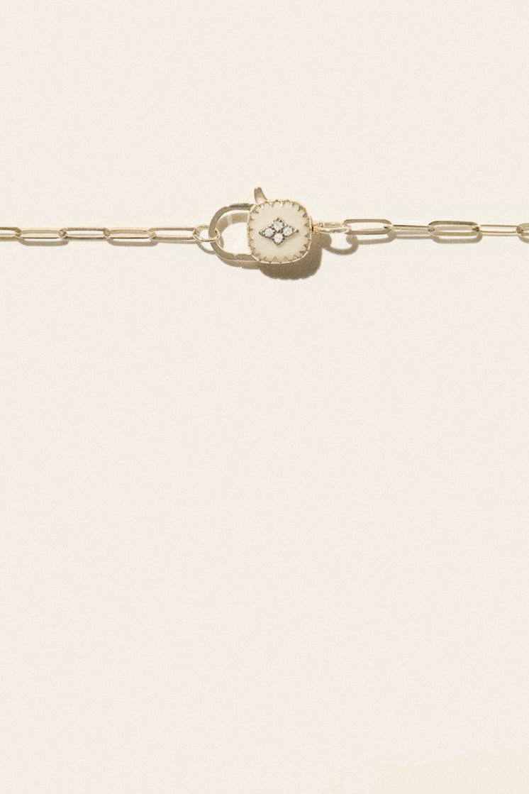 Ginger Necklace - Blanc and 9K Gold