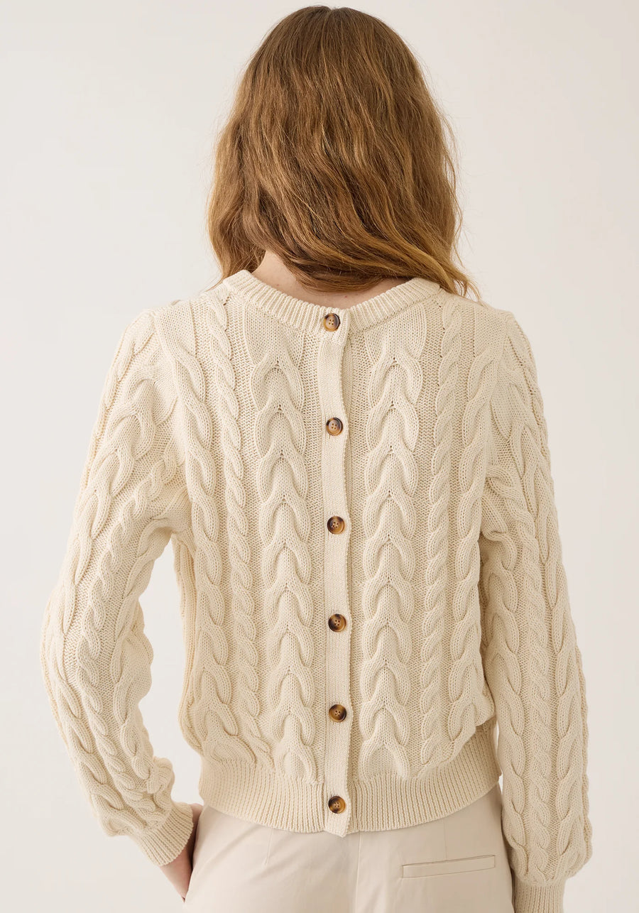 Hilda Cotton Sweater - Off-White