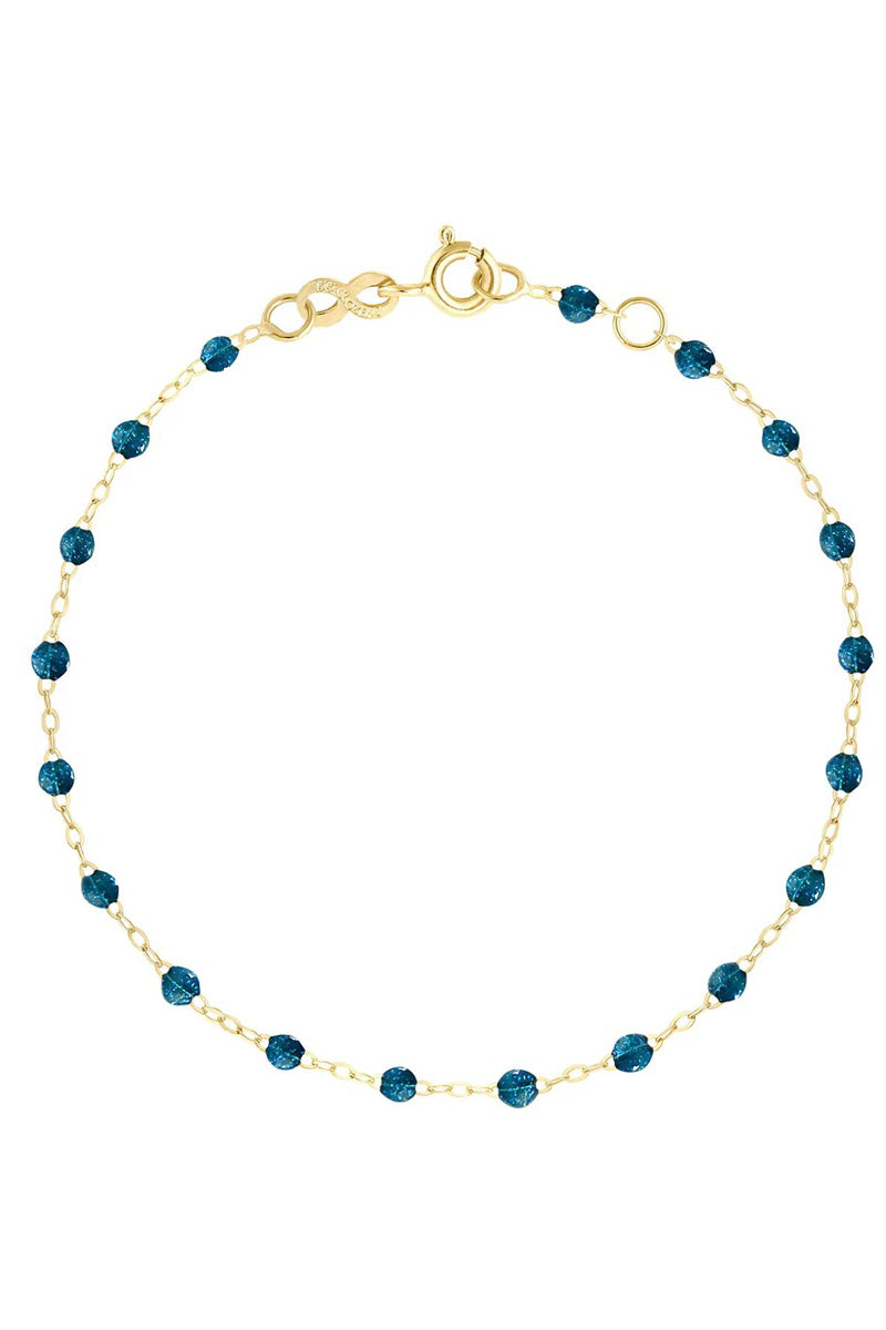 6.7" Classic Gigi Bracelet - Jungle + Yellow Gold