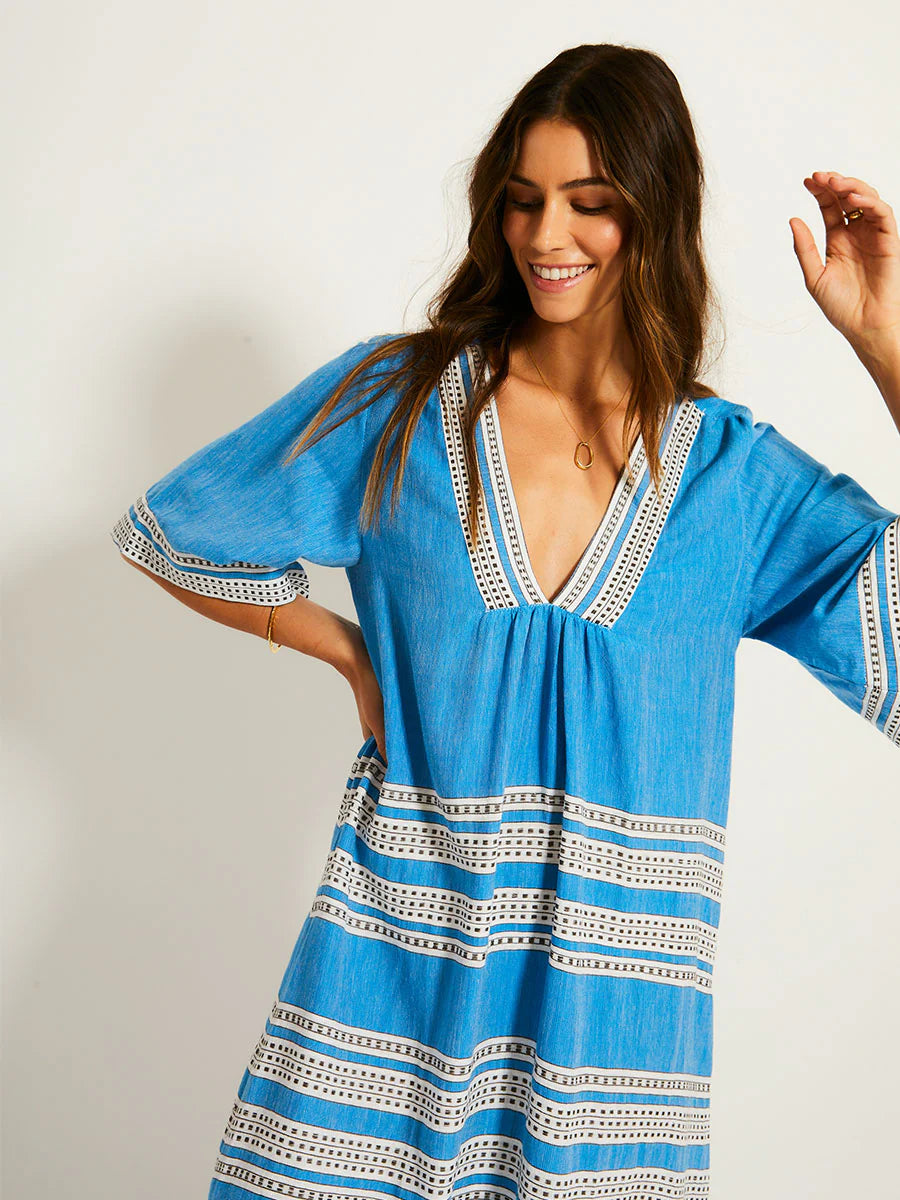 Edna V-Neck Dress - Amira Baltic