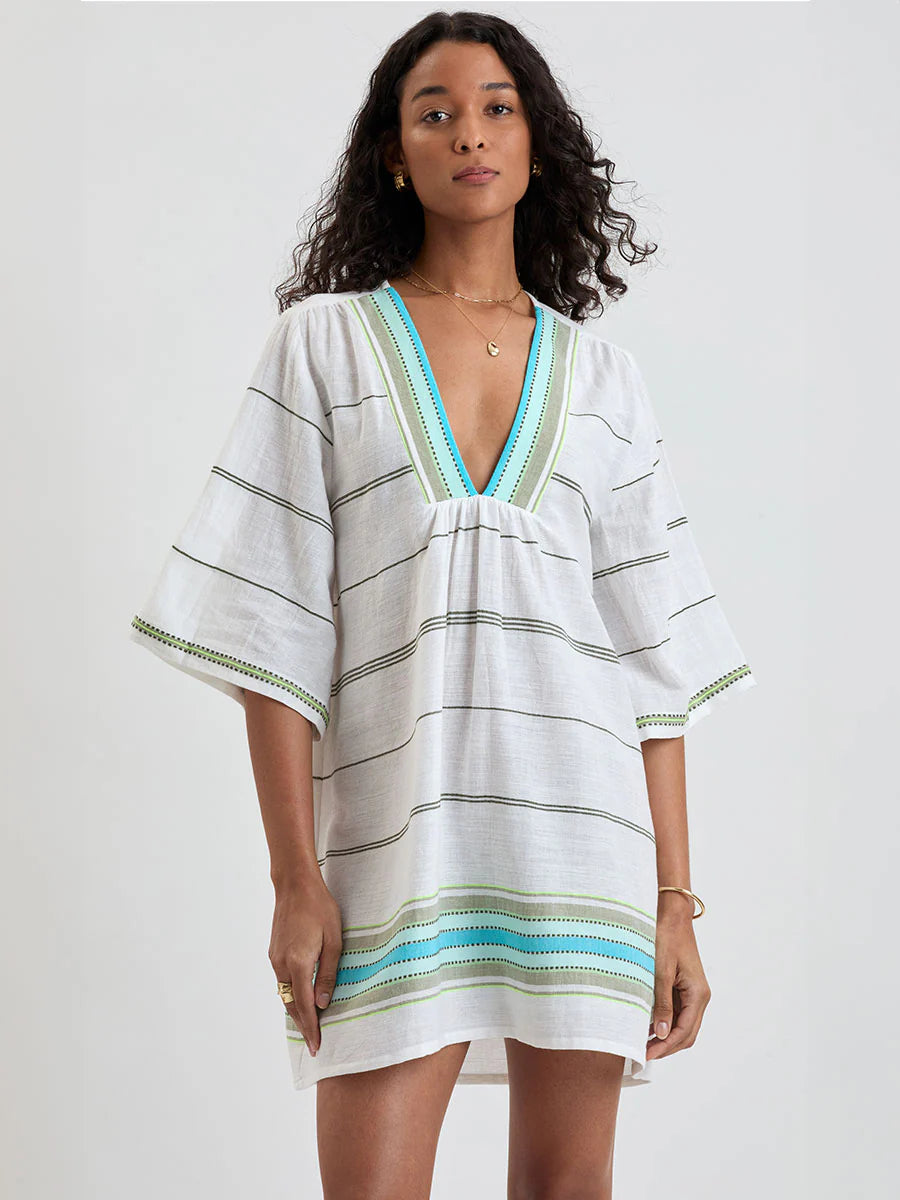 Belkis V-Neck - Genet Mint