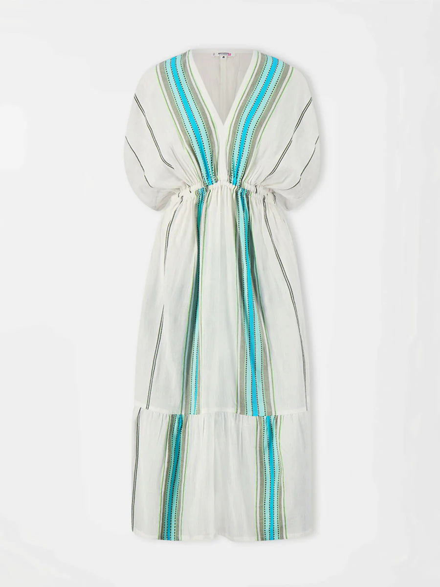 Leila Plunge Dress - Genet Mint