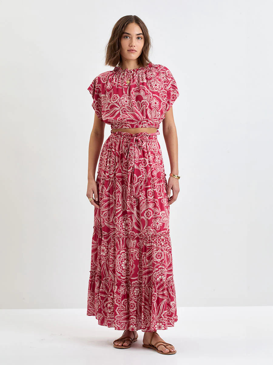 Sanaa Skirt - Maraki Ruby