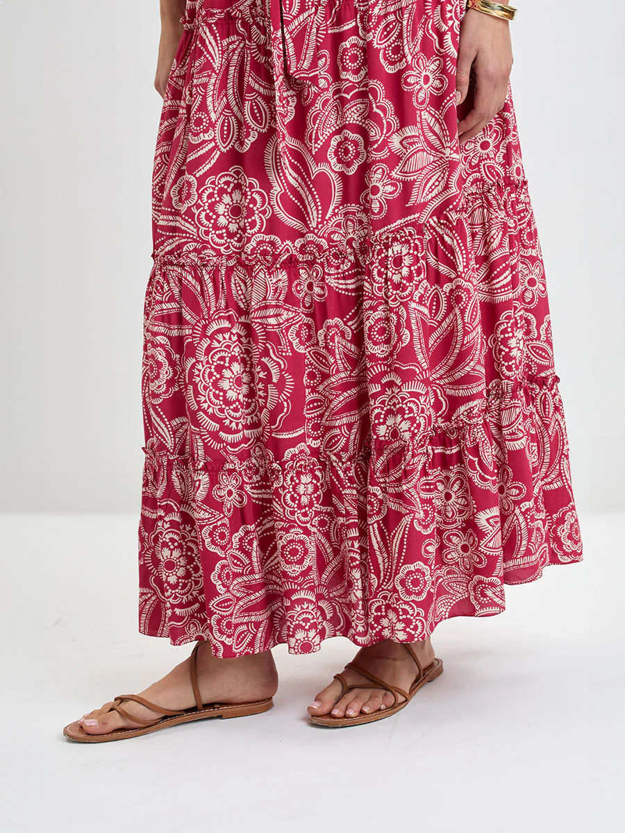 Sanaa Skirt - Maraki Ruby