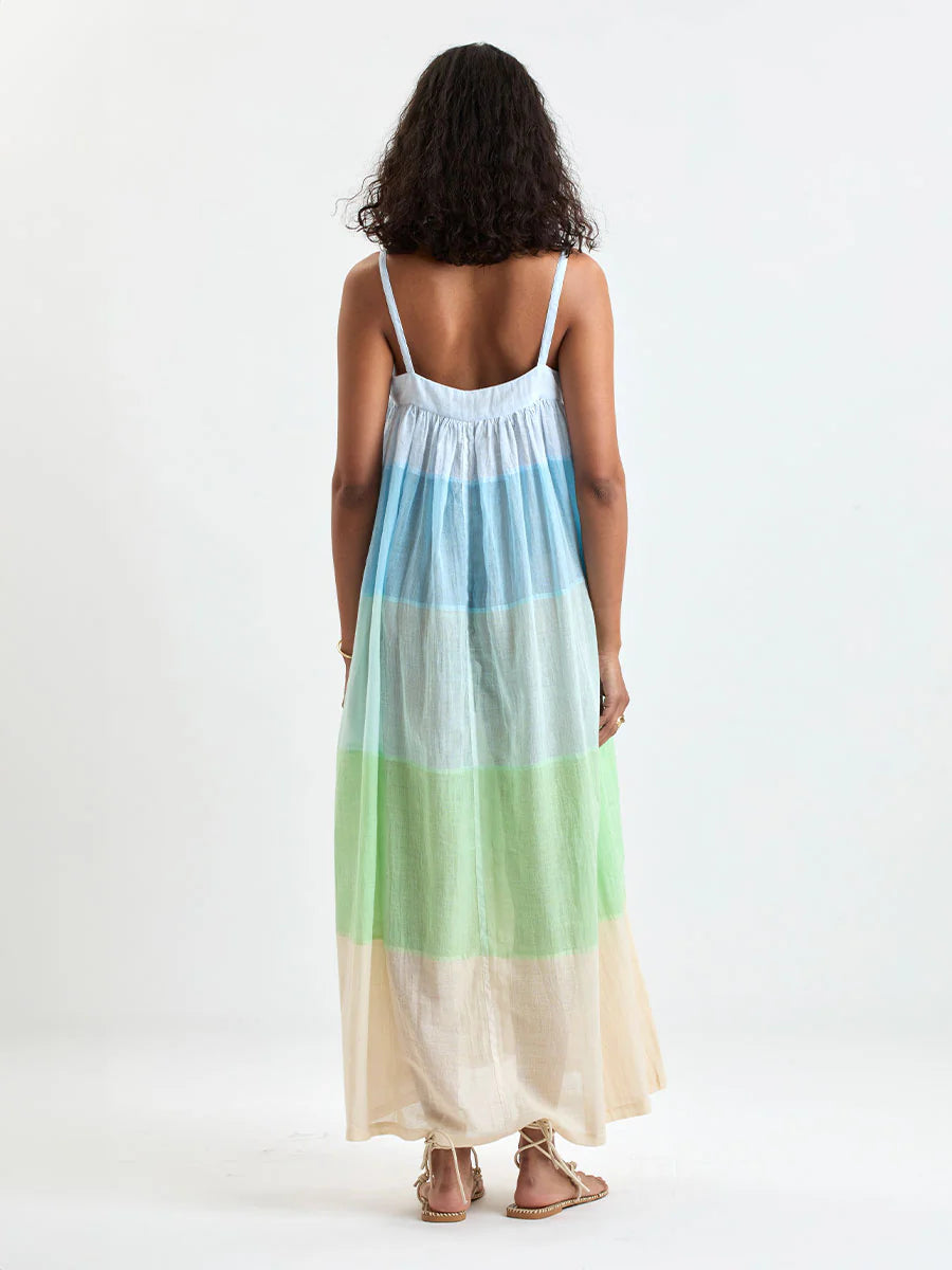 Eda Slip Dress - Nefas Mint