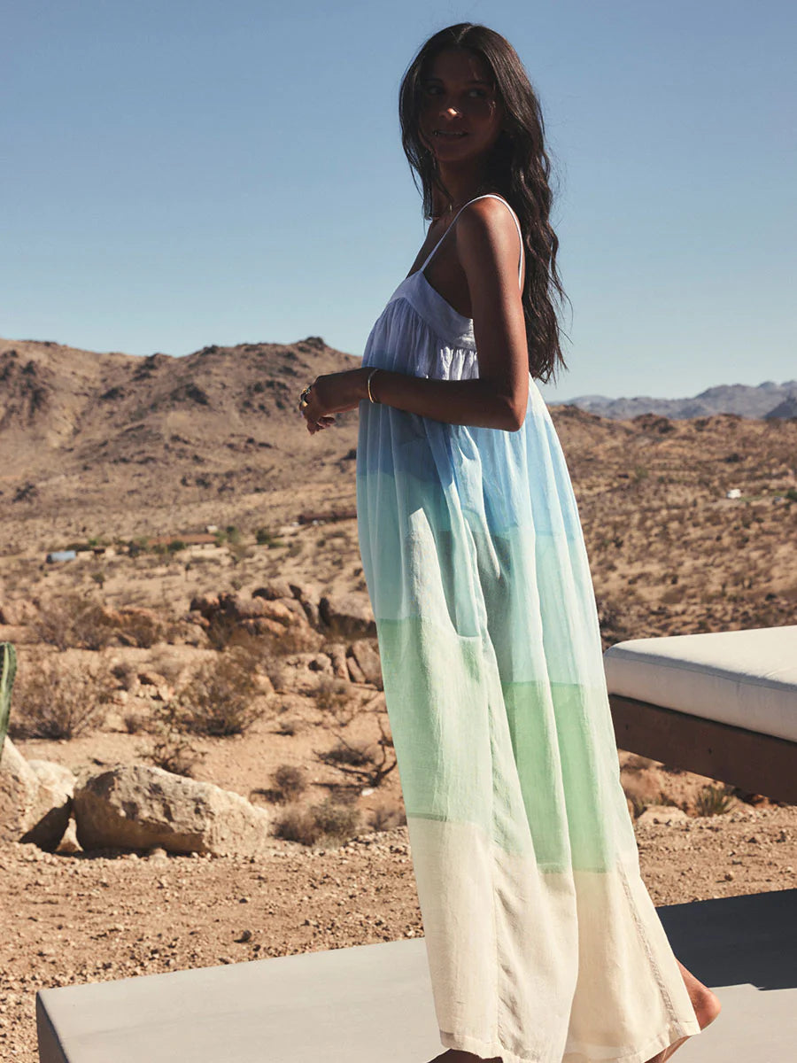 Eda Slip Dress - Nefas Mint