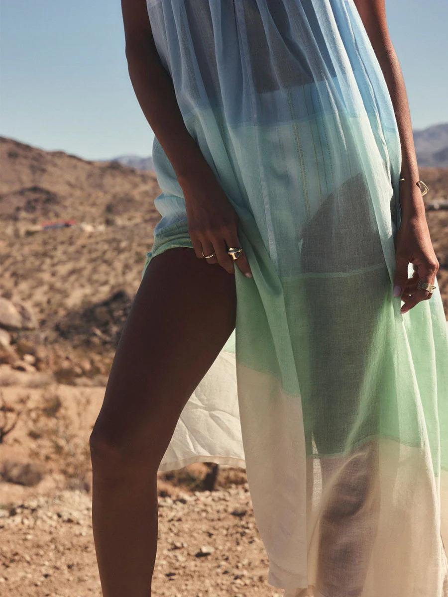 Eda Slip Dress - Nefas Mint