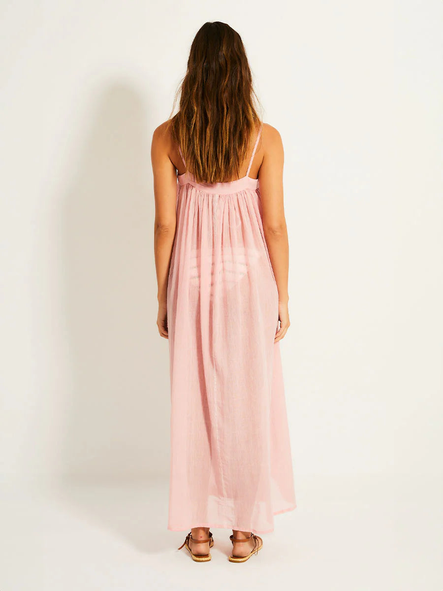 Eda Slip Dress - Nefas Rose