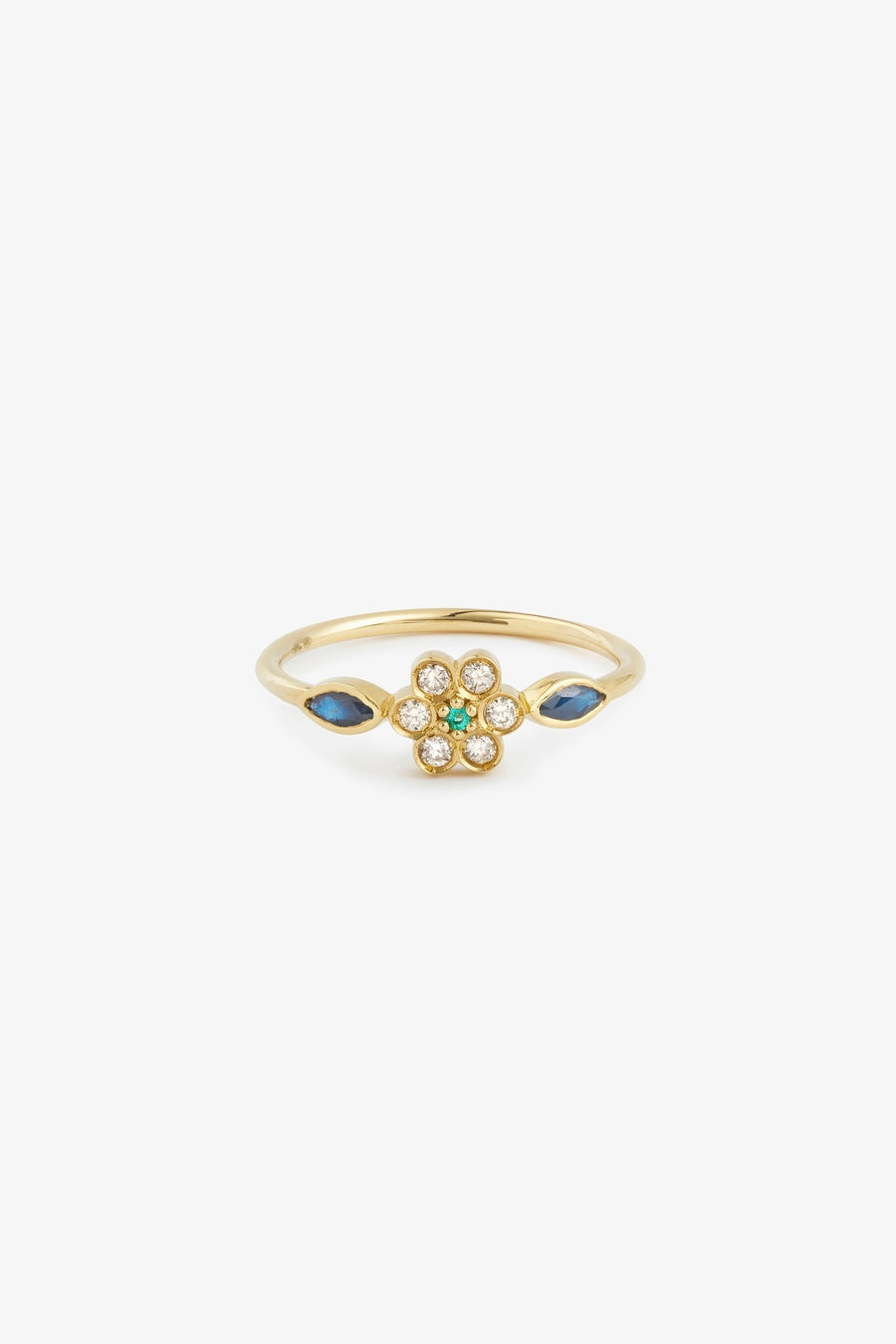 Miniflower Ring 1  - Blue