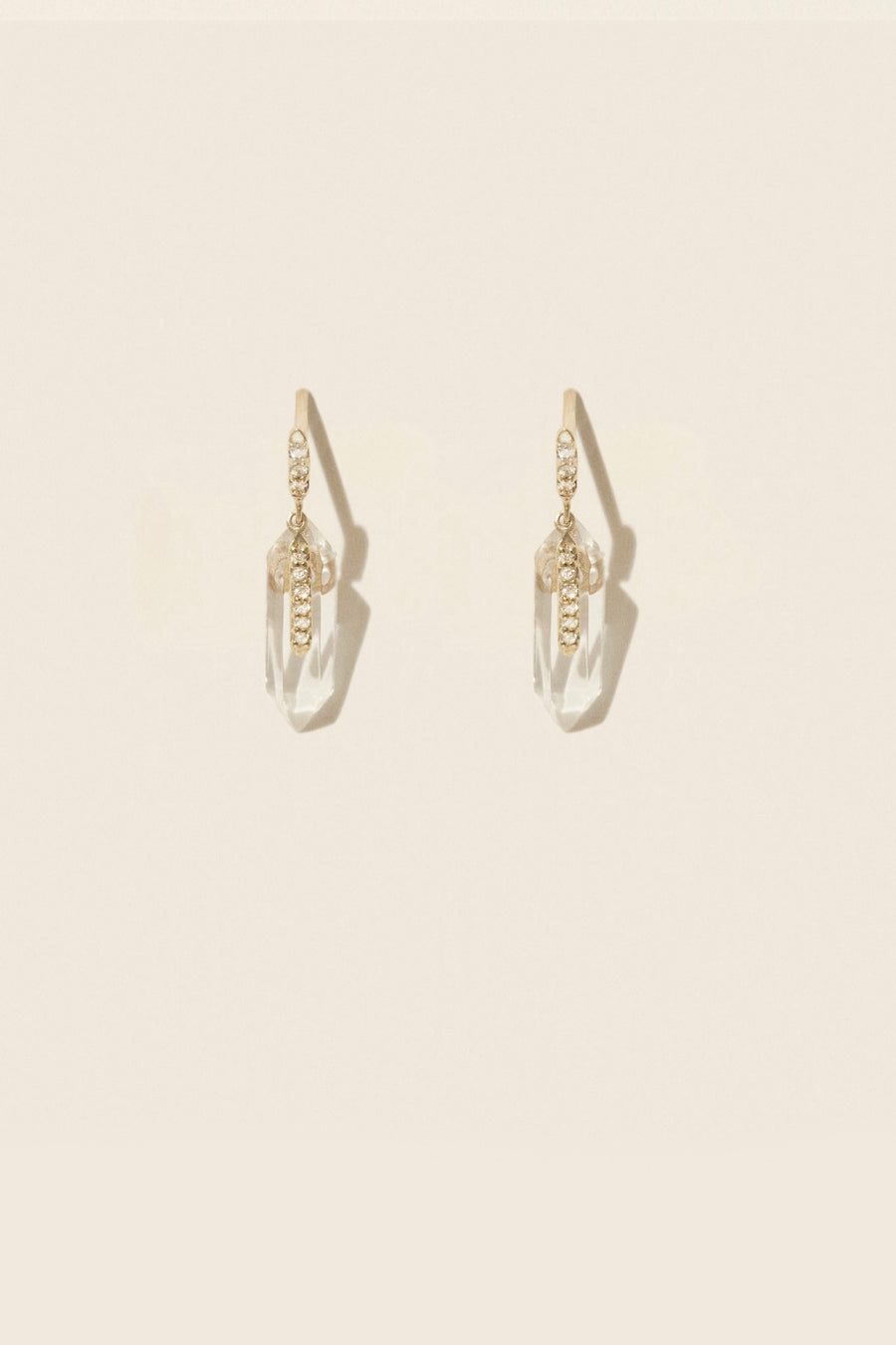 Moon N°2 Earrings - 9k Yellow Gold