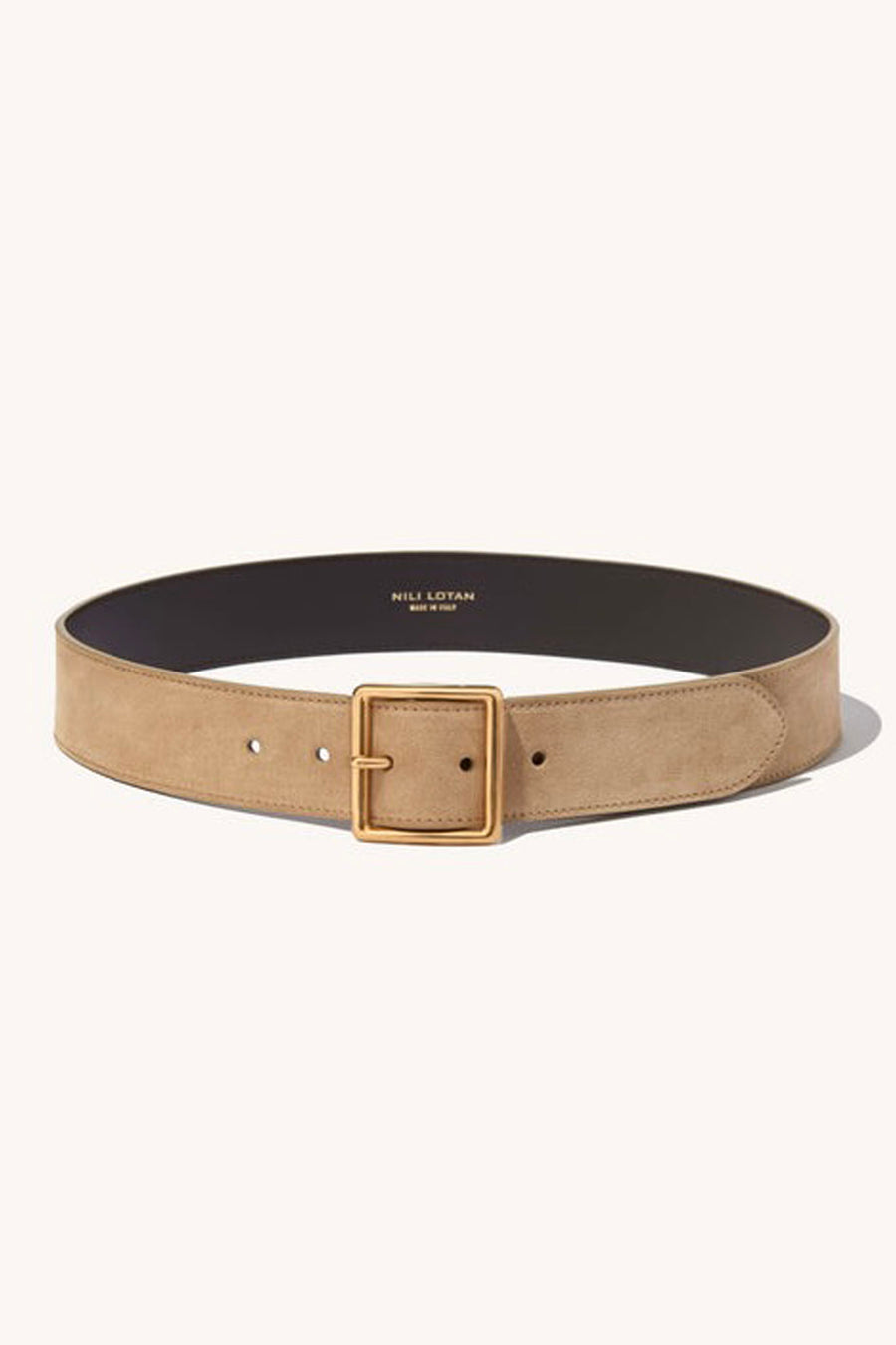 Marcela Belt - Khaki with Antique Gold Buckle